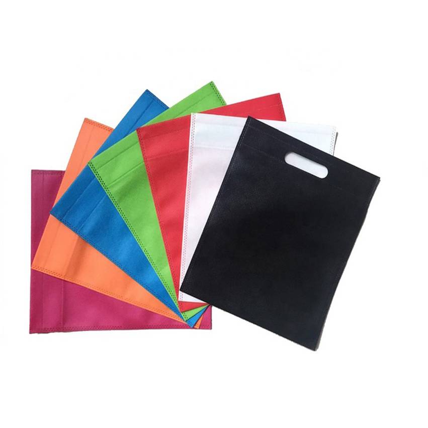 Ready Stock Pp Plastic Non Woven Die Cut Handle Biodegradable Packing Bags